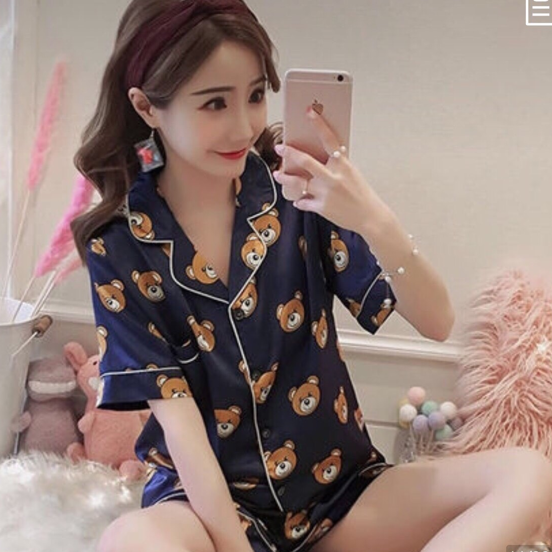Lan Chi Luxury ❤FREESHIP MAX ❤ Bộ Đồ Pijama Kate Thái Siêu Hot Cho Chị Em Chúng Mình