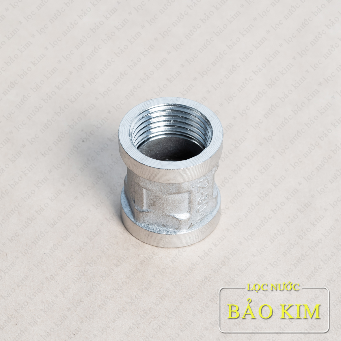 [HCM]Nối 2 đầu ren trong Inox 304 phi 21 = 1/2