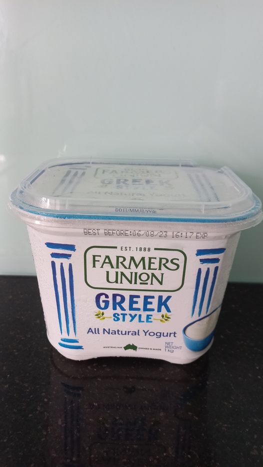Natural greek yogurt - sữa chua hy lạp 1kg.