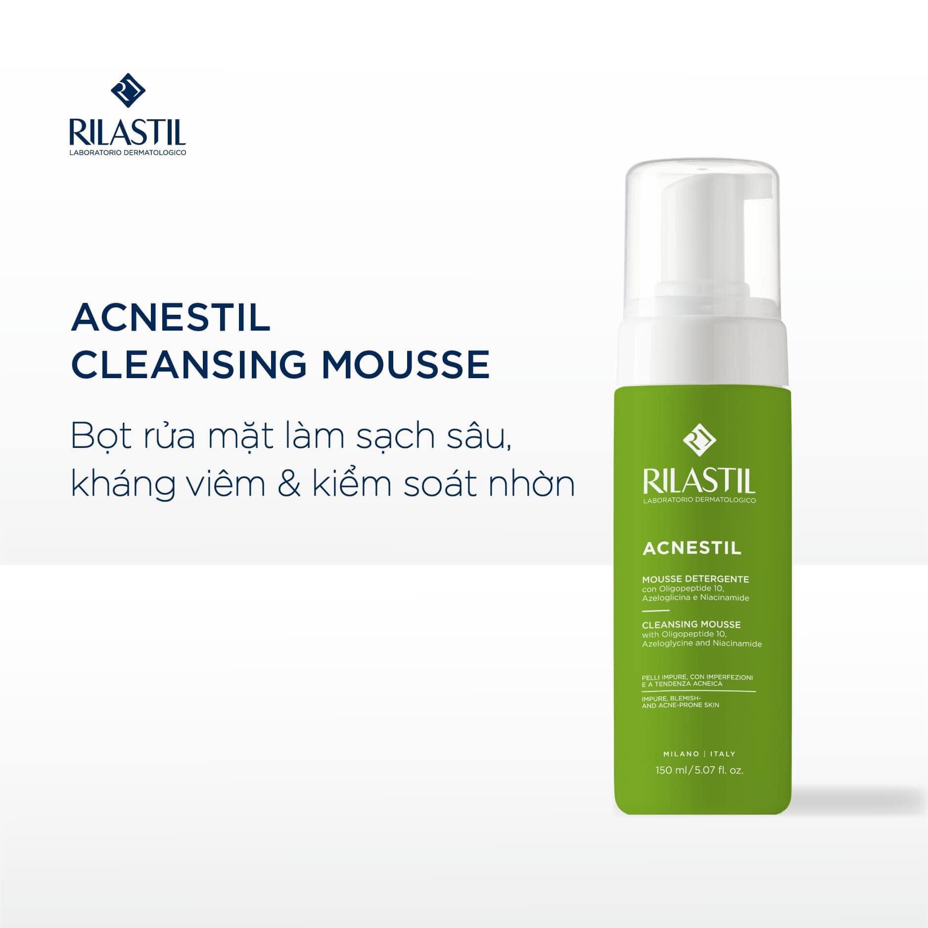 Bọt rửa mặt dành cho da mụn