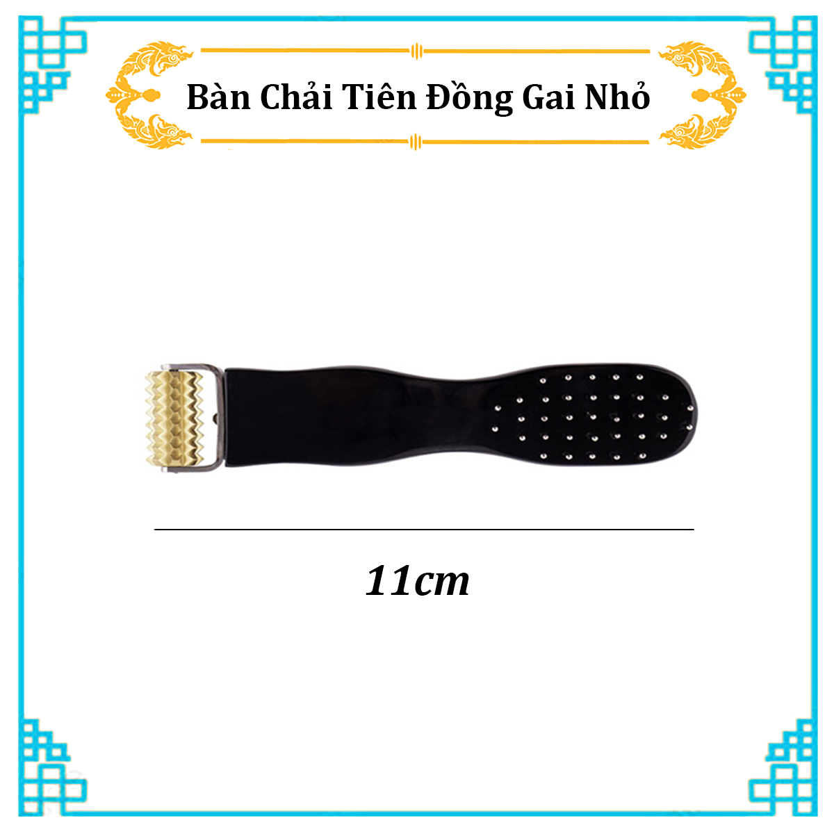 [HCM] Bàn Chải Tiên Đồng Láng - Dụng Cụ Diện Chẩn 2 Size Lớn Nhỏ, Phụ Kiện Mát Xa Chăm Sóc Da, Body
