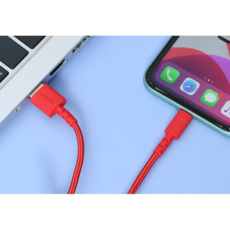 Cáp sạc iPhone / iPad ANKER A8012 MFI USB to Lightning dài 0.9M