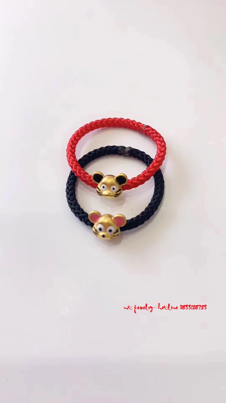 Charm chuột vàng 24k