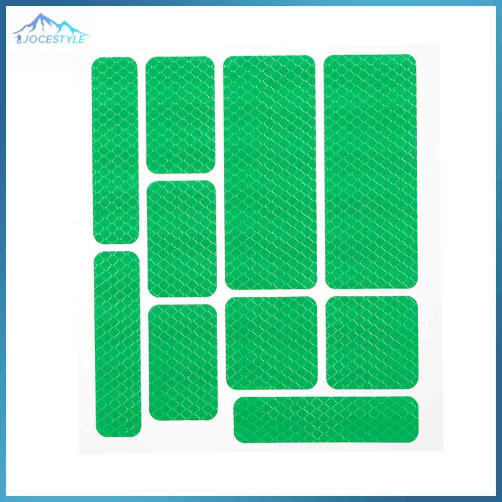 Bicycle Reflective Sticker Kits Mountain Road Bike Night Safety Reflector Decals