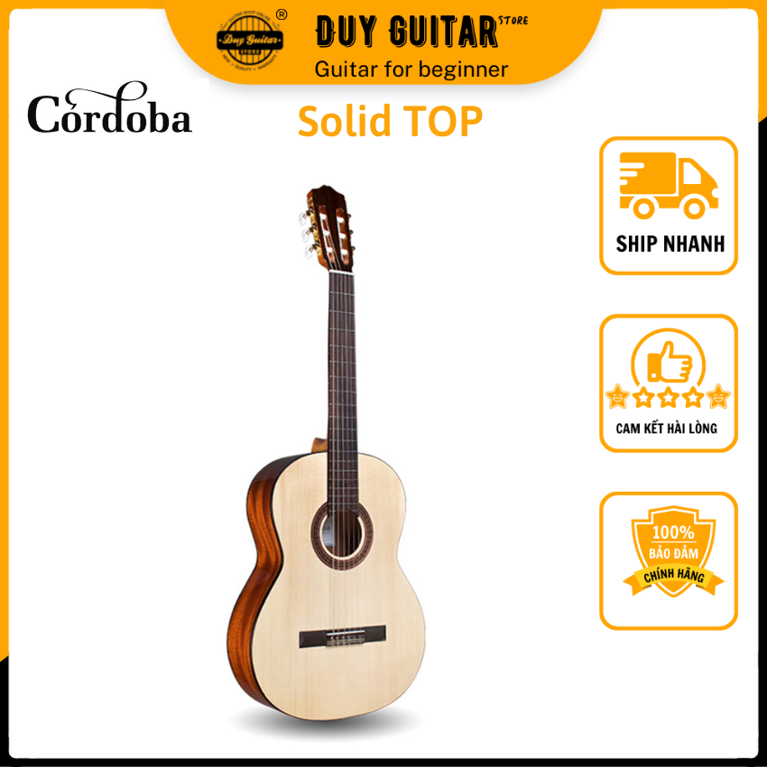 [ Trả góp 0%] Đàn guitar classic Cordoba C5 SP dòng guitar cho âm thanh tốt Duy Guitar Store