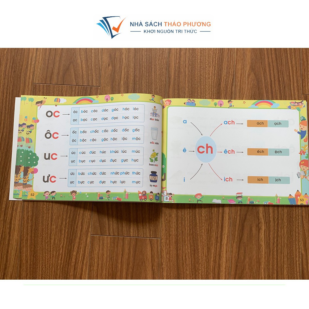 Sách - Tập Đánh Vần Tiếng Việt (Bí Quyết Giúp Con Đọc Tiếng Việt Thông Thạo 4-6 Tuổi) - Không Thẻ