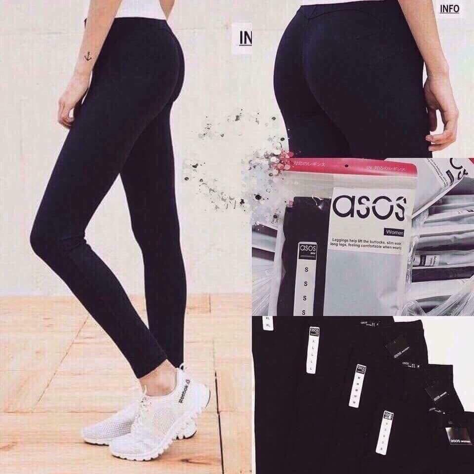 Quần Legging nữ nâng mông loại 1(Màu Đen)
