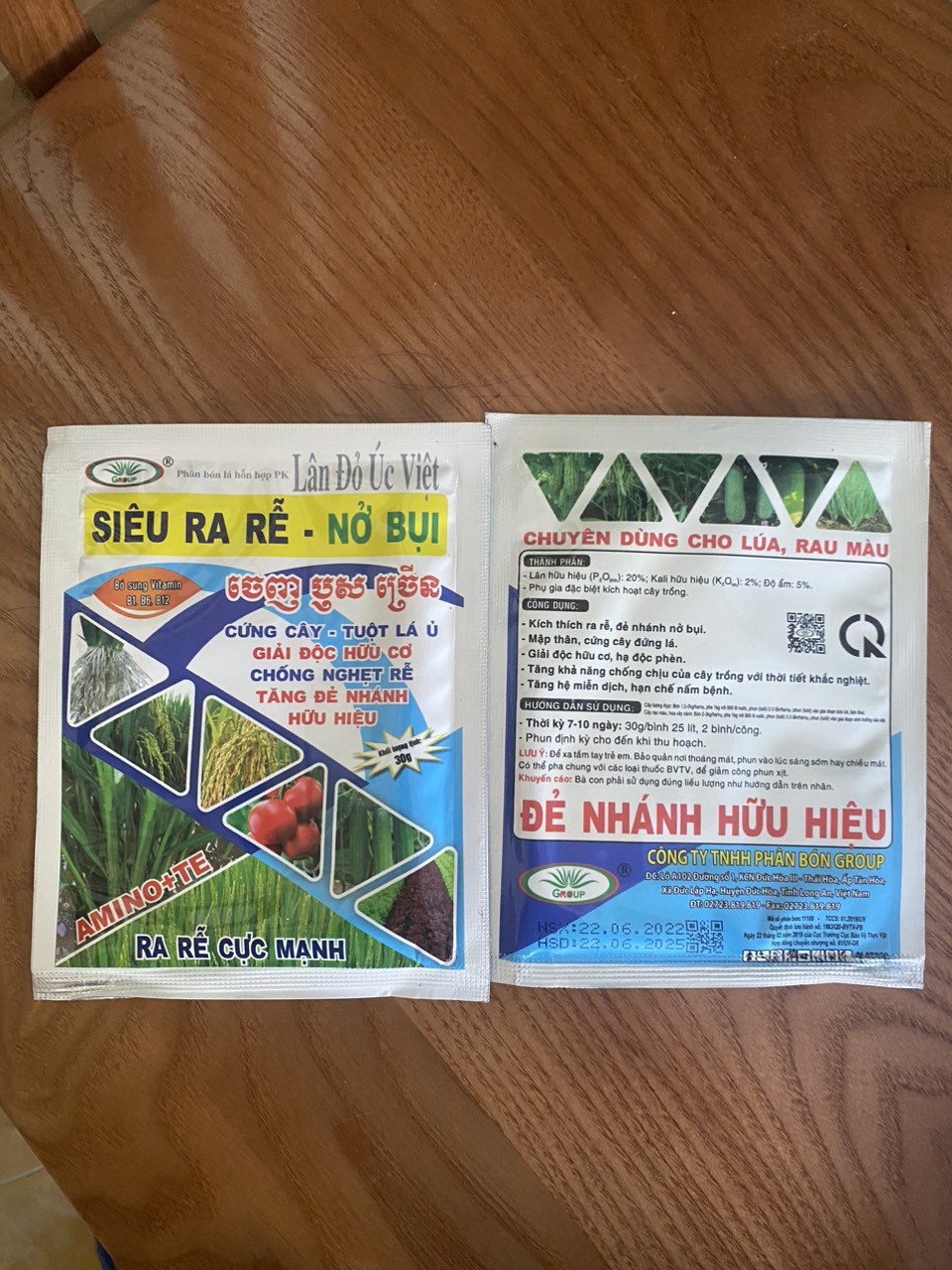 Phân bón Siêu Ra Rễ Nở Bụi gói 30gr chuyên dùng cho rau màu, lúa ...