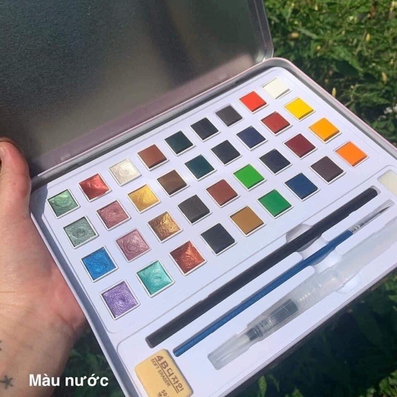Màu nước vẽ 36 màu làm nail