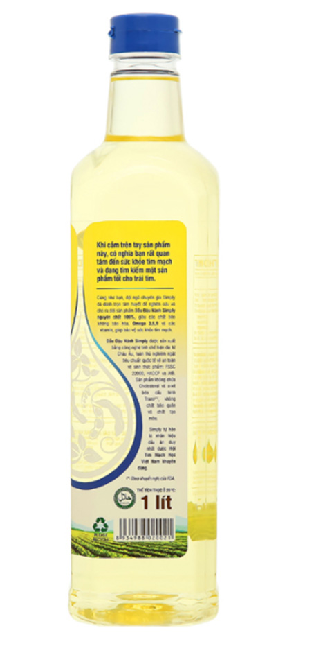 DẦU ĂN SIMPLY 1 LÍT
