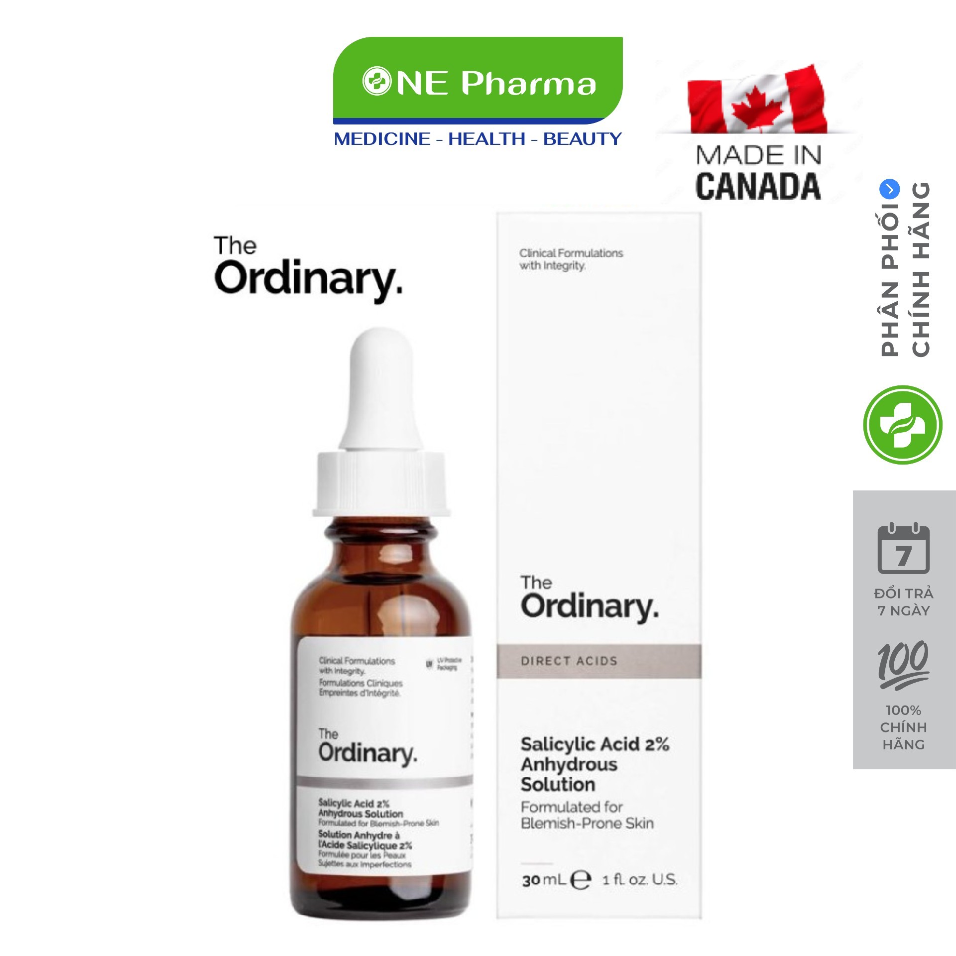 The ordinary genuine-serum the ordinary discount intensive deep salicylic acid 2% anhydrous solution 30ml