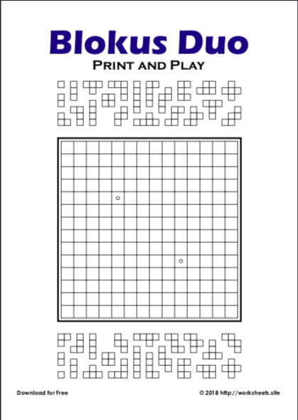 [HCM]BLOKUS 2D DUO - THE STRATEGY GAME