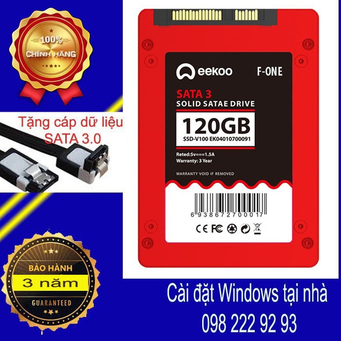 Ổ CỨNG SSD 120GB - EEKOO - Đen