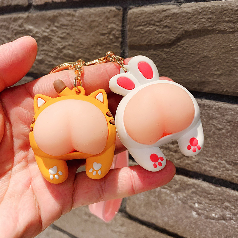 Móc Khóa Mông MoChi Animal Cute Mềm Mịn