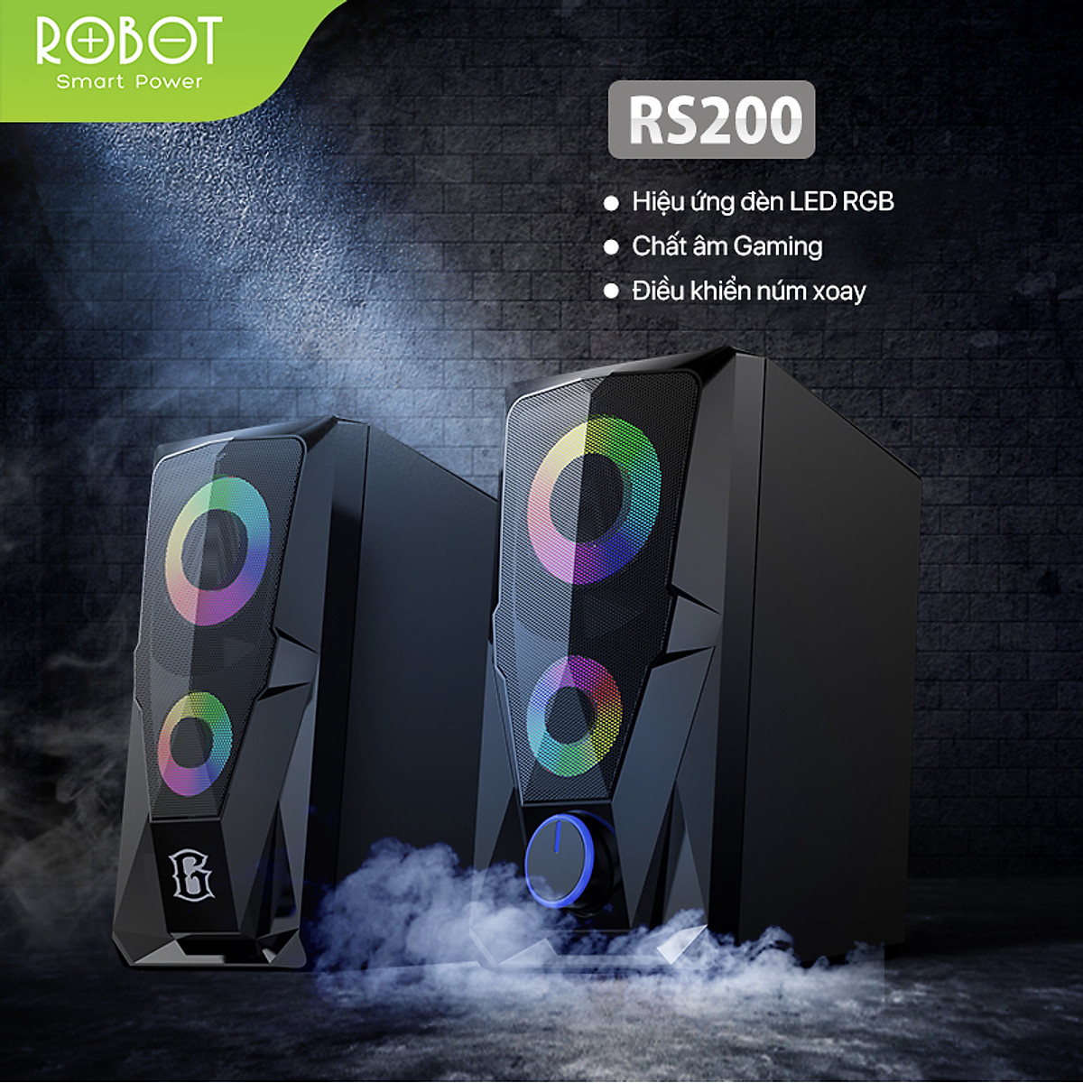 Loa vi tính Gaming ROBOT RS200 Bảo Hành 12 Tháng