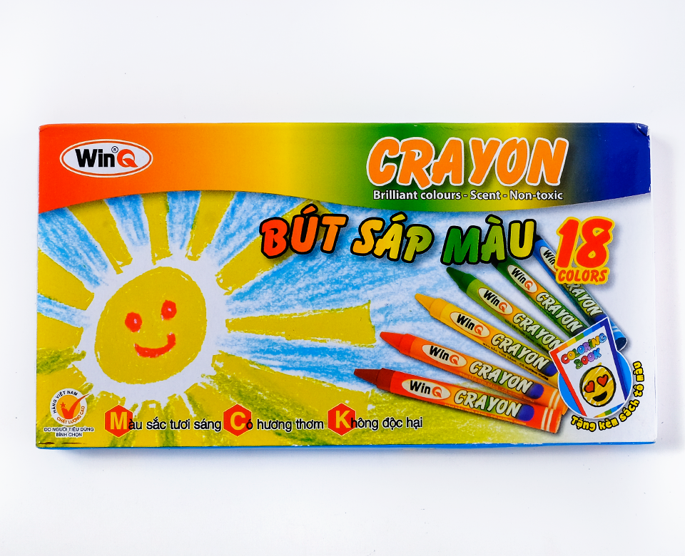 Màu Sáp Thơm WinQ 18 Màu CR-08