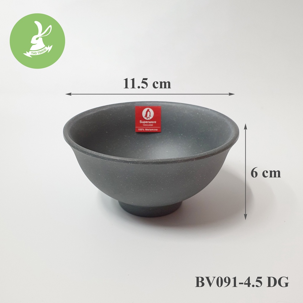 Chén cơm màu nhám Superware Thái Lan đủ size đủ màu