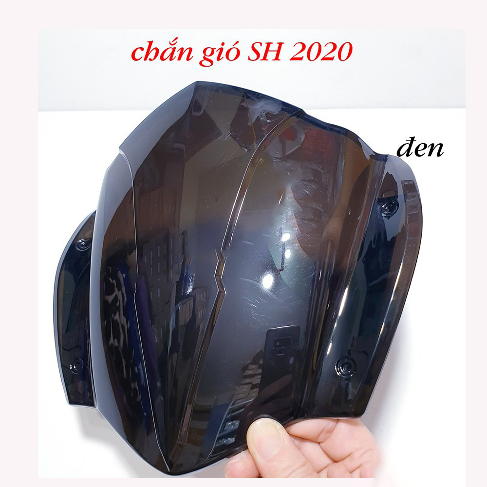 Chắn gió SH 2020 đen trong cao cấp