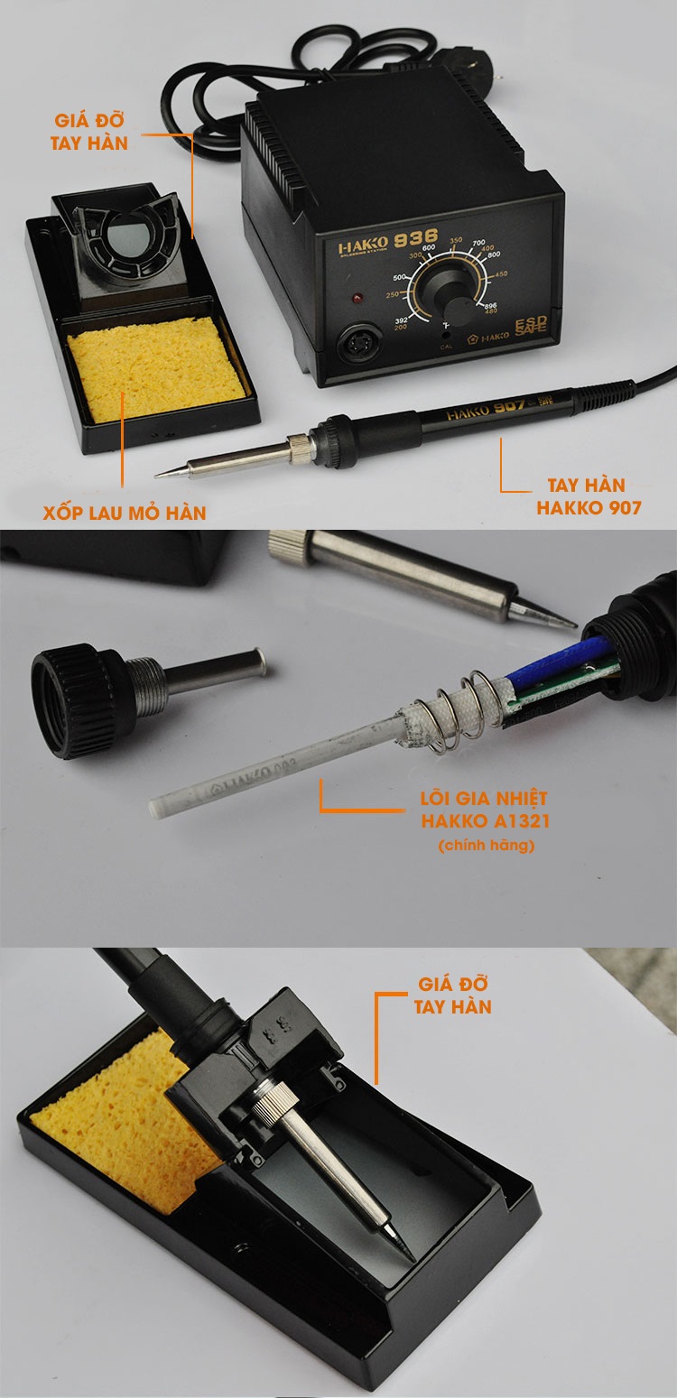 Máy Hàn Hakko936 Chinh Hang