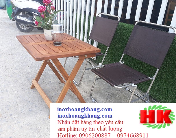Bàn ghế cafe xếp giá rẻ