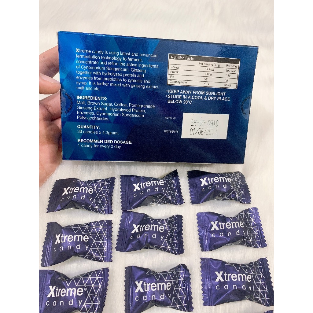 5 viên kẹo sâm xtreme - hàng chuẩn