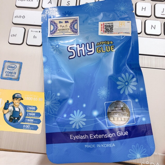 Keo nối mi Sky đen (siêu nhanh)