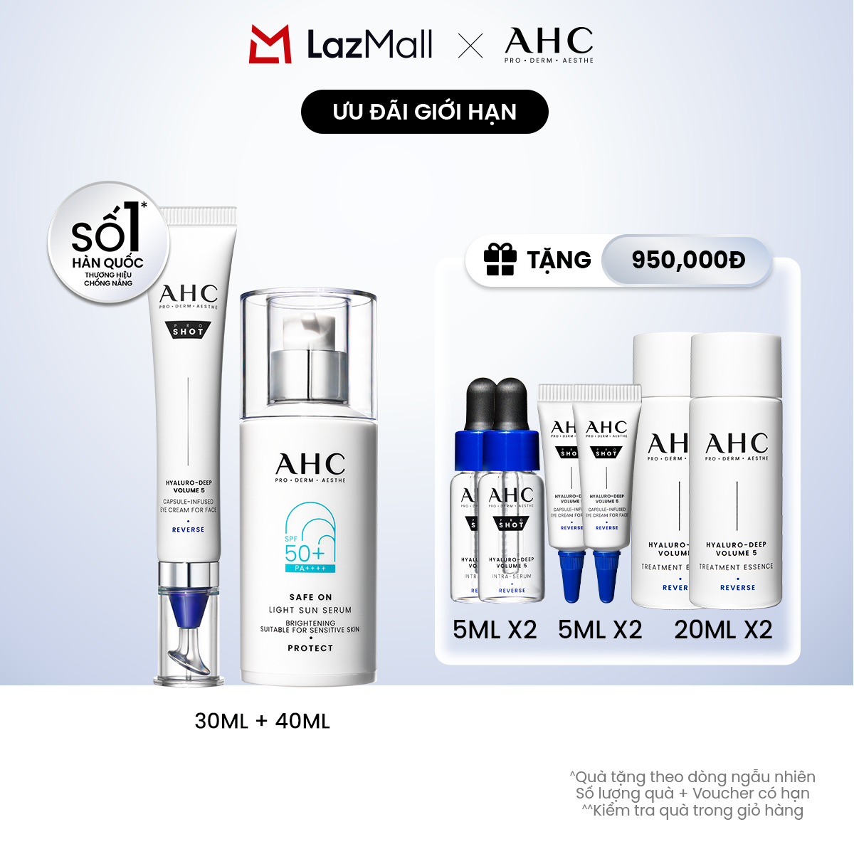 Bộ đôi Kem mắt cho mặt + Serum&hellip;