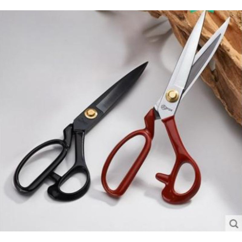 Kéo cắt vải siêu sắc hãng Pin đỏ, đen 9", 10",11",12" (tặng kèm 1 kéo bấm) được sử dụng trong nghành may mặc