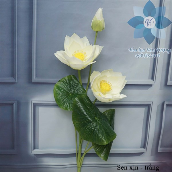 Hoa Lụa 🌺FREESHIP🌺 Hoa Sen Giả Trang Trí