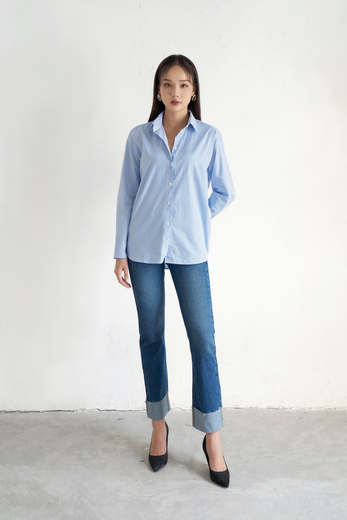 OLV - Áo sơ mi Bella Stripped Shirt