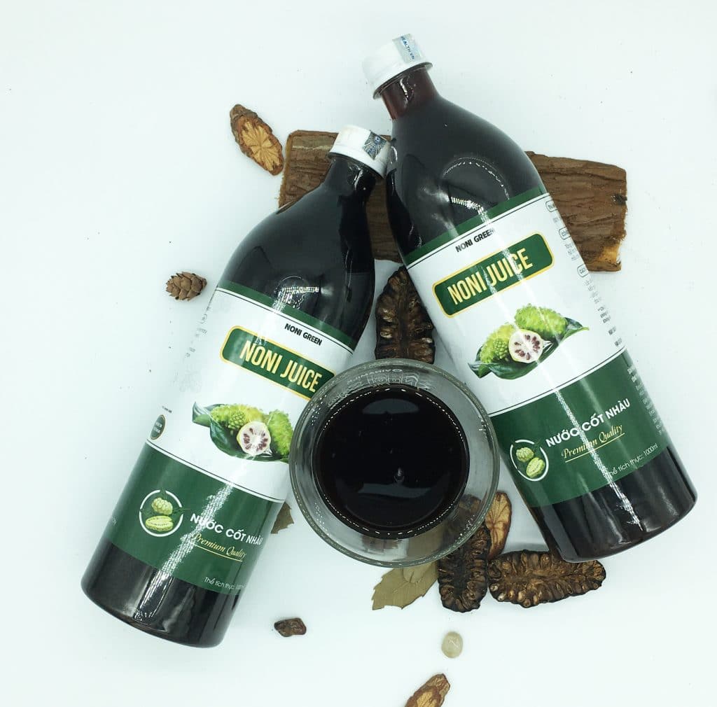 Nước cốt trái nhàu Noni Green chai 1000ml