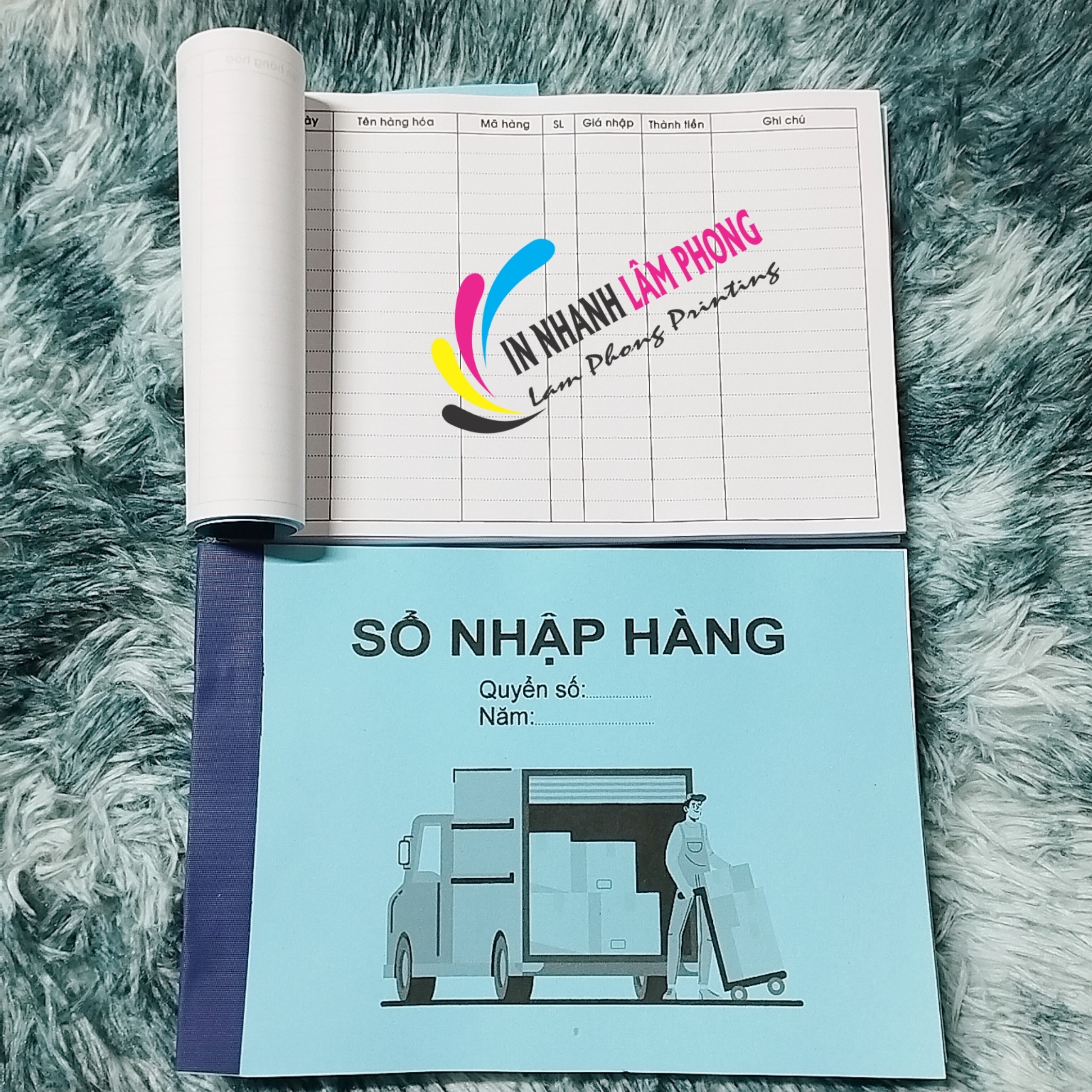 Sổ nhập hàng, sổ nhập kho, sổ quản lý nhập hàng A4, A5
