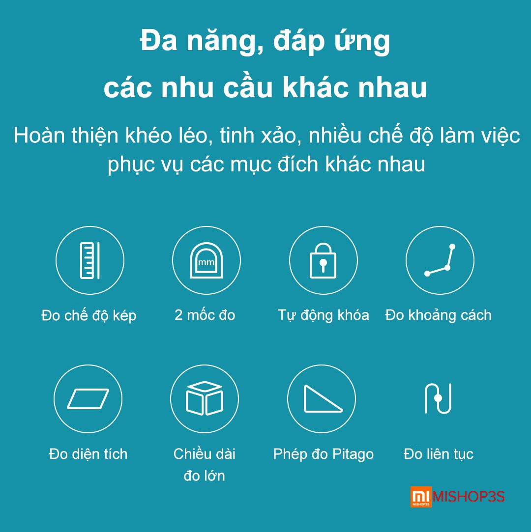 Thước cuộn laser Xiaomi Mileseey DT10