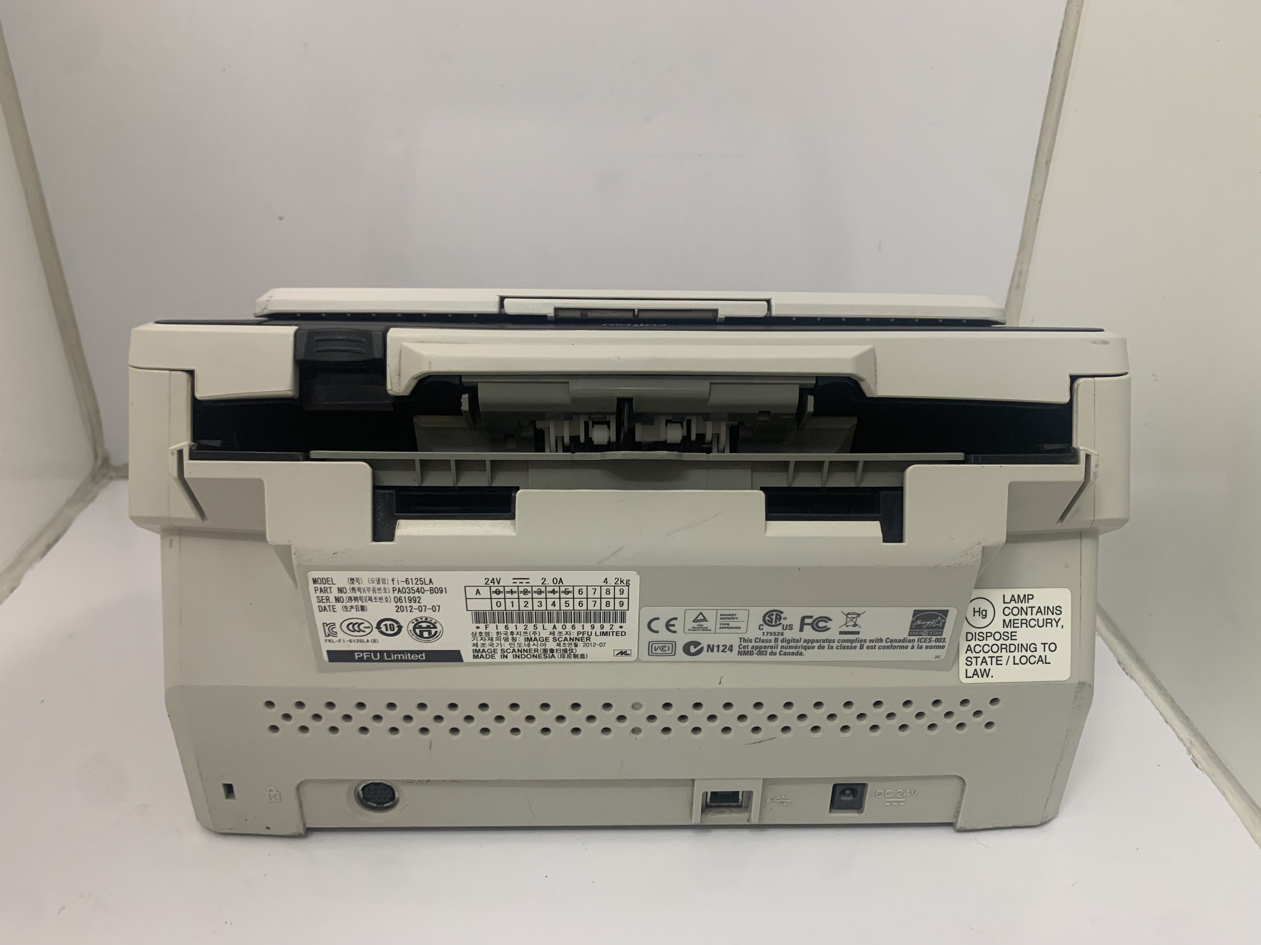 máy scan hai mặt Fujitsu Fi6125  nhật bản tốc độ cao