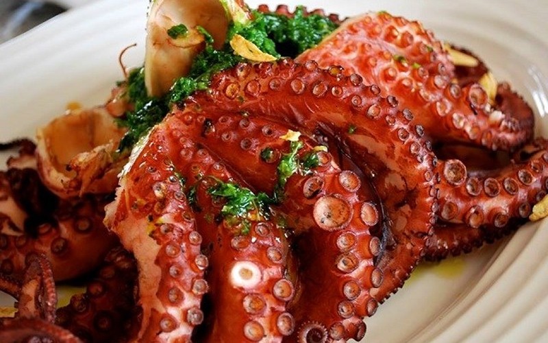 Râu Mực Đại Dương Khay 500GR
