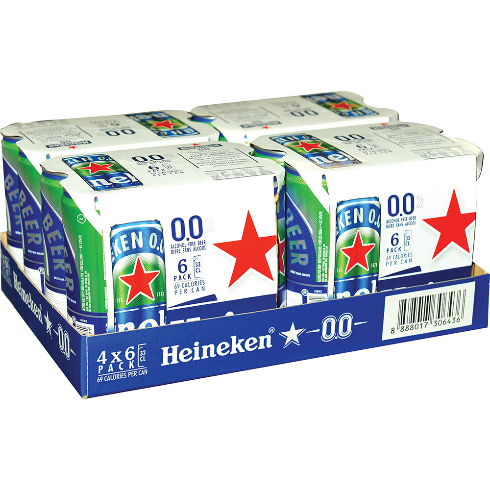 Bia Heineken 0.0 330ml*24 lon