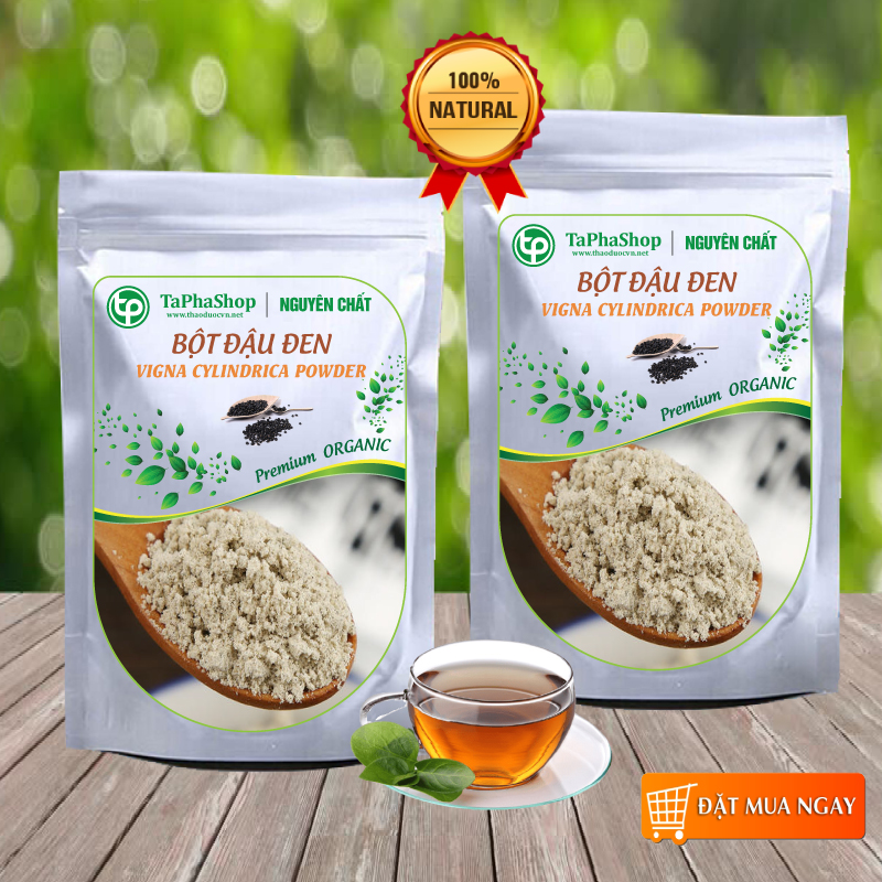 Bột đậu đen nguyên chất 500g - Tấn phát