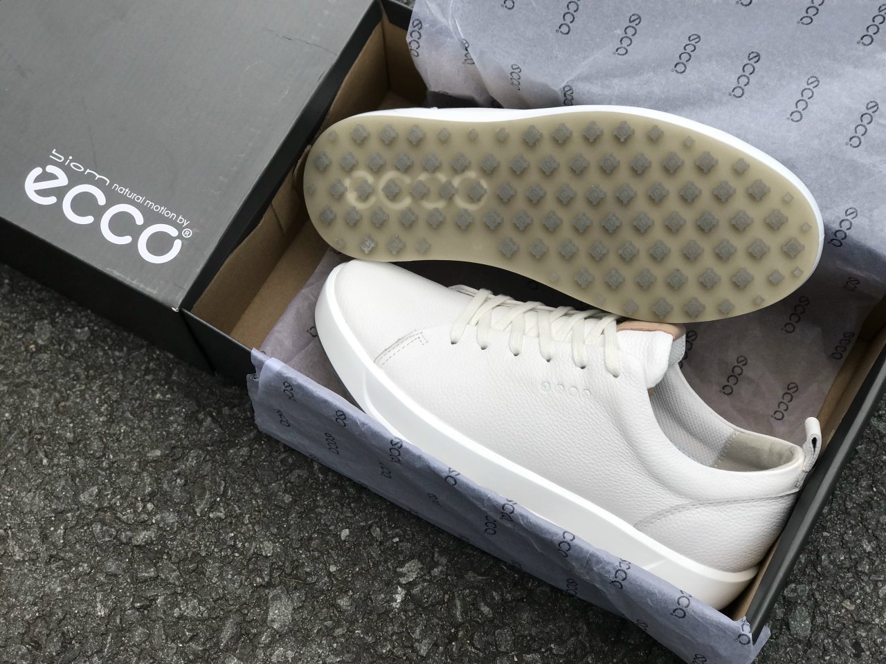 Socks gift - Freeship - Ecco  Golf Shoes Unisex [Leather] [ Waterproof]
