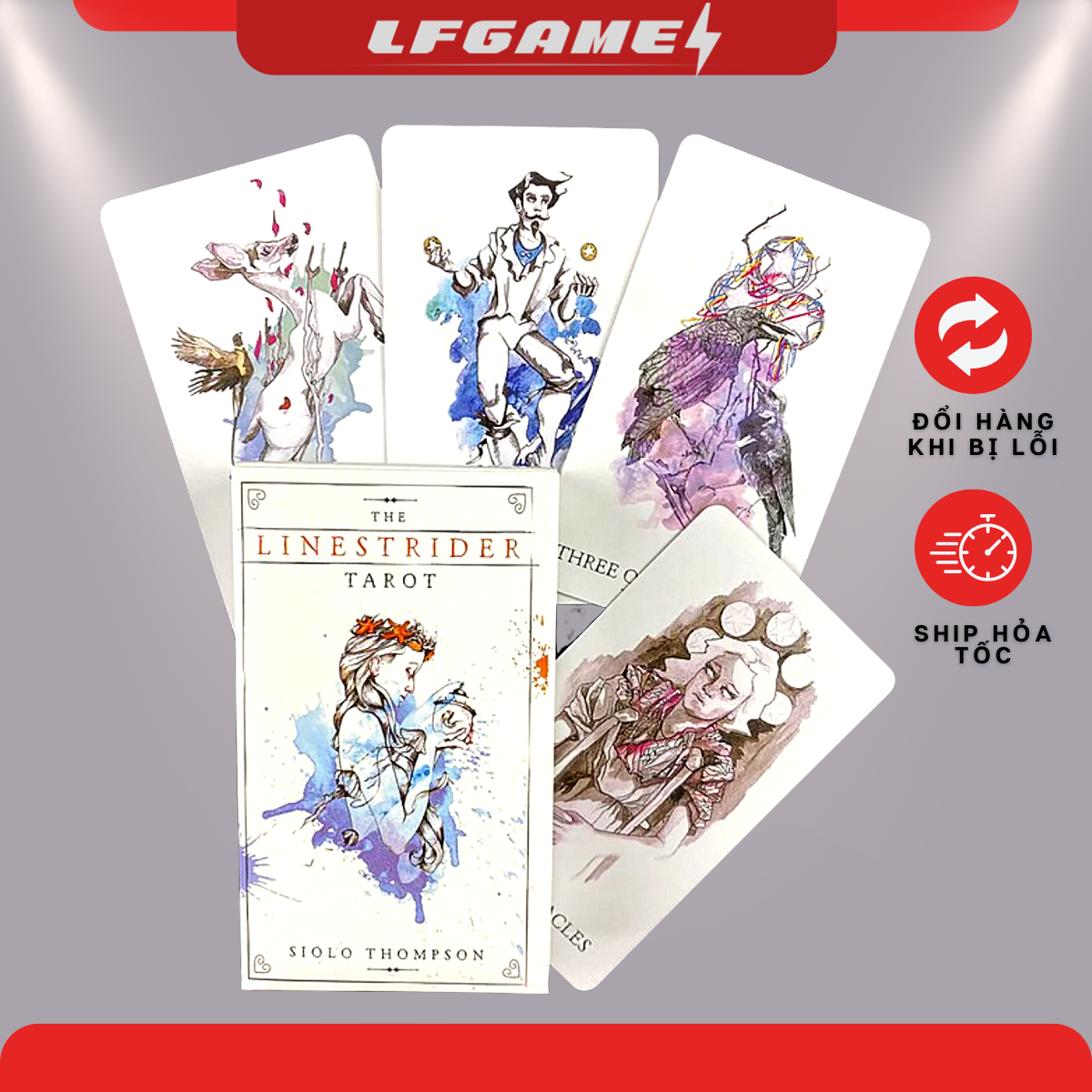 Bộ Bài Bói Tarot The Linestrider tarot size tiêu chuẩn bản tiếng anh