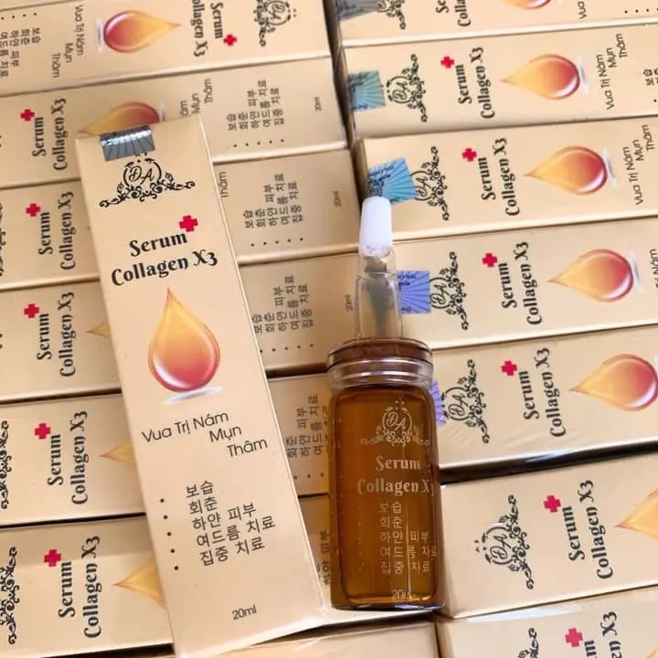 Lọ serum collagen x3 mờ thâm, mờ nám,  phục hồi da