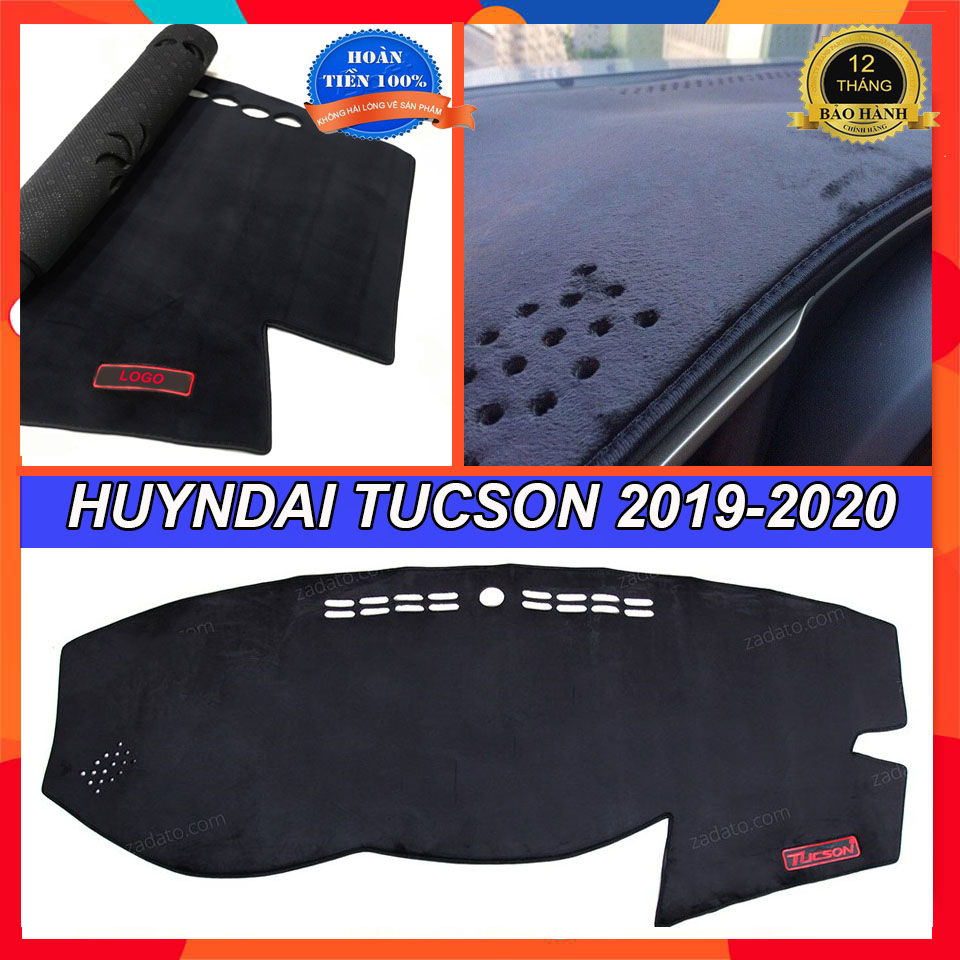 Thảm Taplo Xe Hyundai Tucson đời 2016 đến 2021 Mẫu Nhung Lông Cừu Cao Cấp Có Đế Chống Trượt Giúp Che Nắng Taplo, Chống Nứt Bạc Màu Taplo, Chống Lóa Mắt Và Tăng Thẩm Mỹ Cho Xe