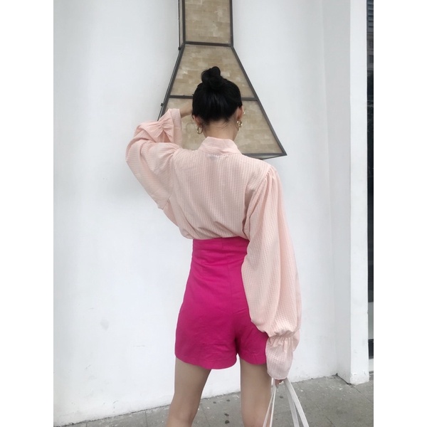 [Nhập mã LAZFASHION34-giảm 15% tối đa 99k/600k]SAP-Quần short cạp cao Luv