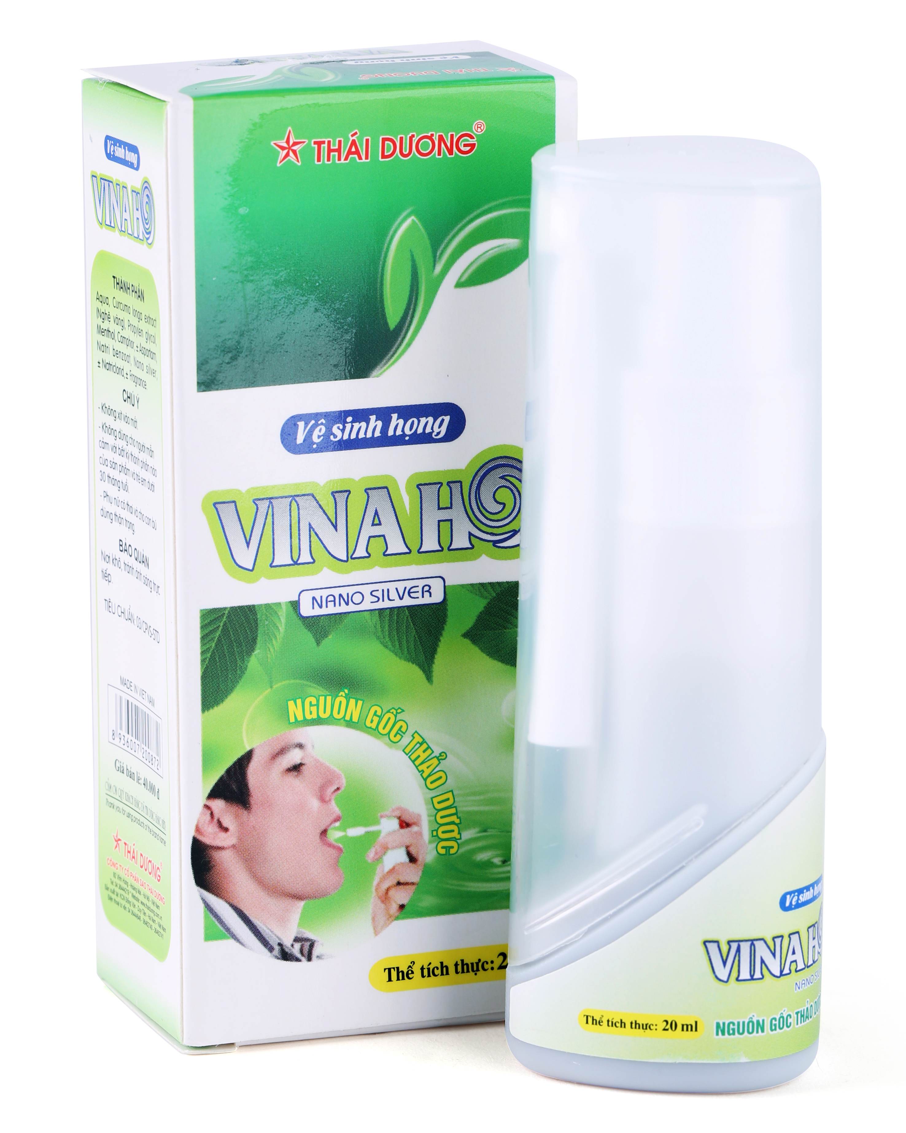 Xịt họng VINAHO dạng xịt - 20ml