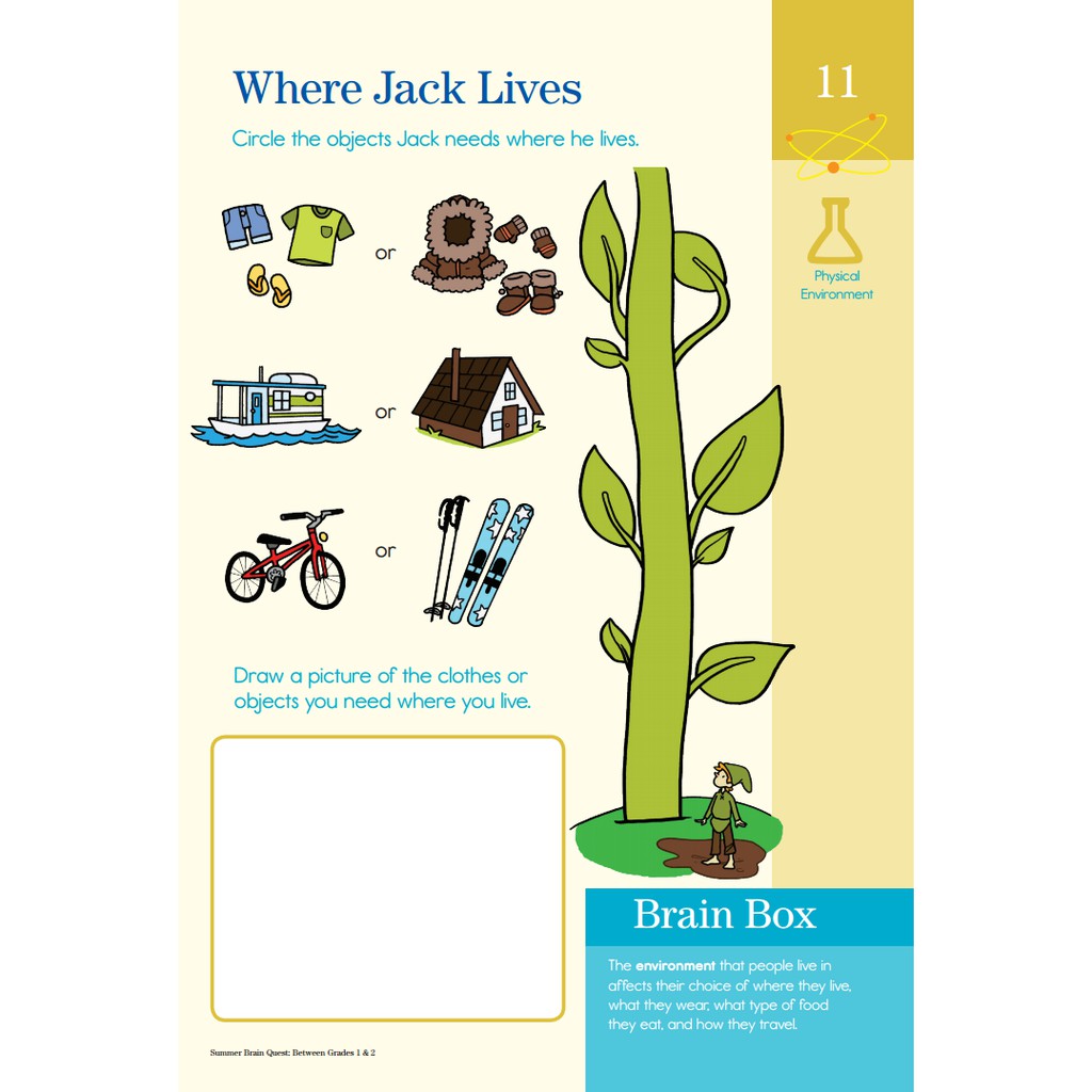 Sách - Summer Brain Quest 1&2 - Á Châu Books ( 6 - 7 Tuổi )