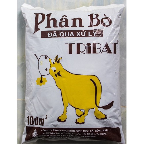 Phân bò khô đã qua sử lý tribat 3dm3