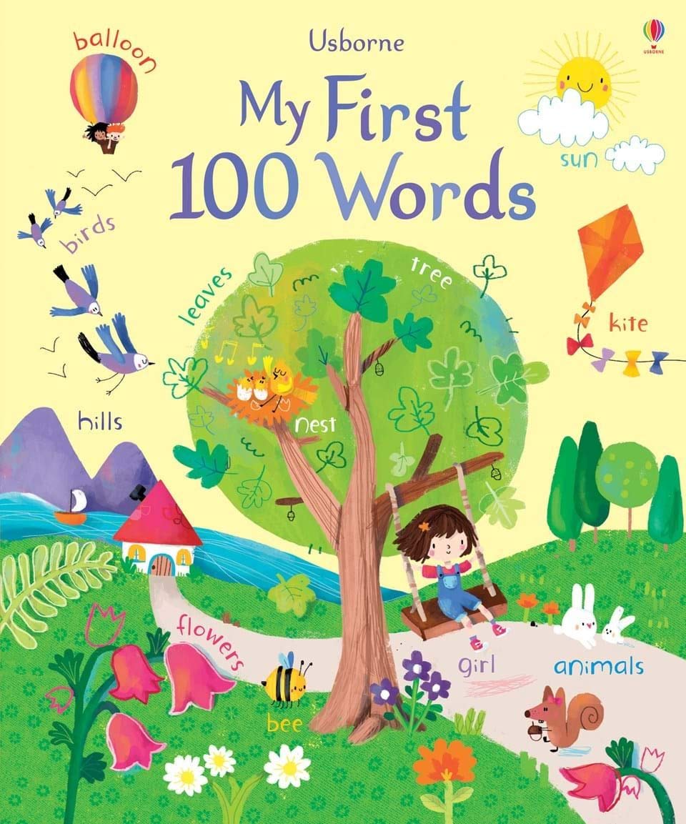 Sách Usborne  My First 100 Words - Big Books (Board book)
