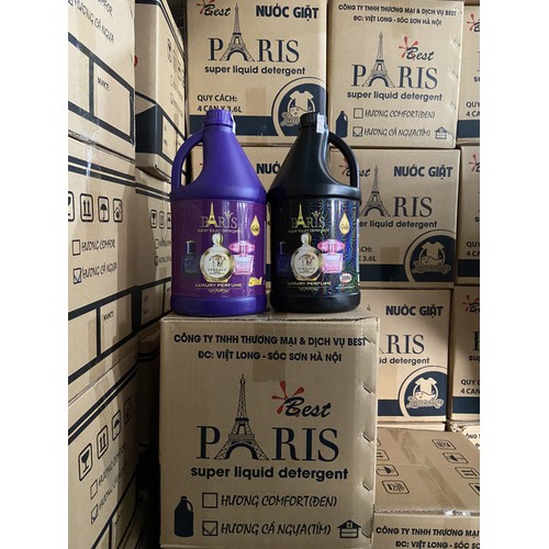 Nước giặt Paris hương hoa nước Pháp 3.6L