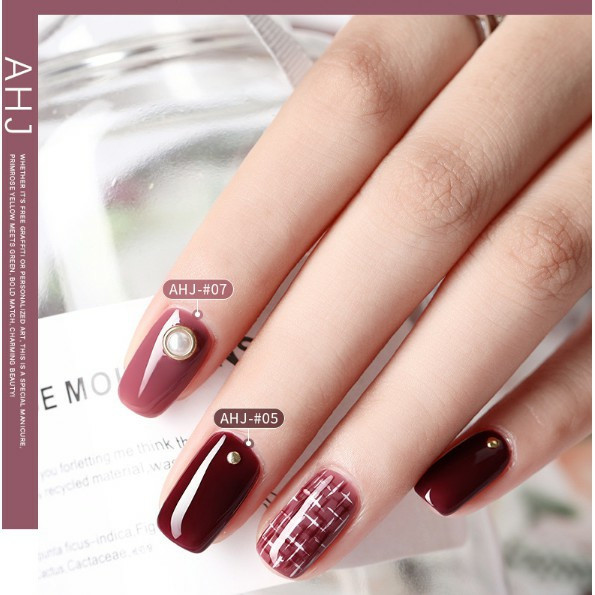 Sơn gel As mã AHJ 15ML - chai đỏ