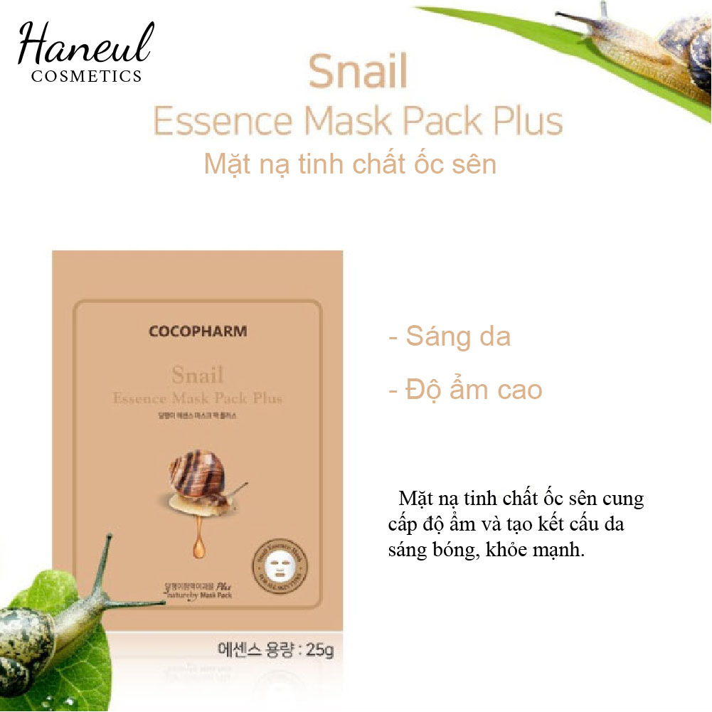 [Nhập RS0822 giảm 30k cho đơn 99k]Mặt nạ dưỡng da nội địa Hàn Quốc CoCoPharm