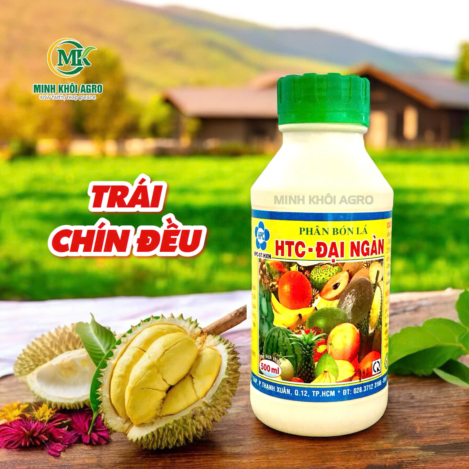 Phân bón lá HTC Đại Ngàn | Nhúng chín trái